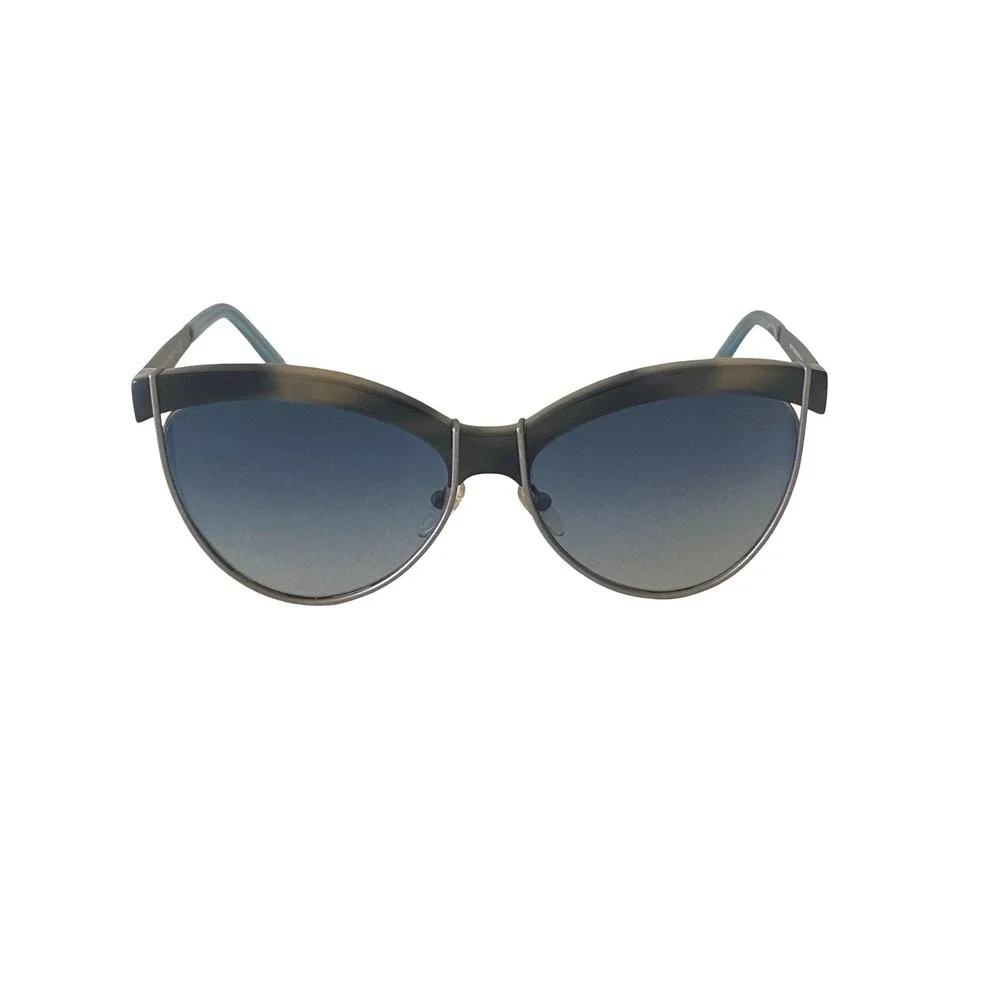 Emilio Pucci EP 111 Cat Eye Sunglasses Brown Grey Blue Gradient‎ Made in Italy